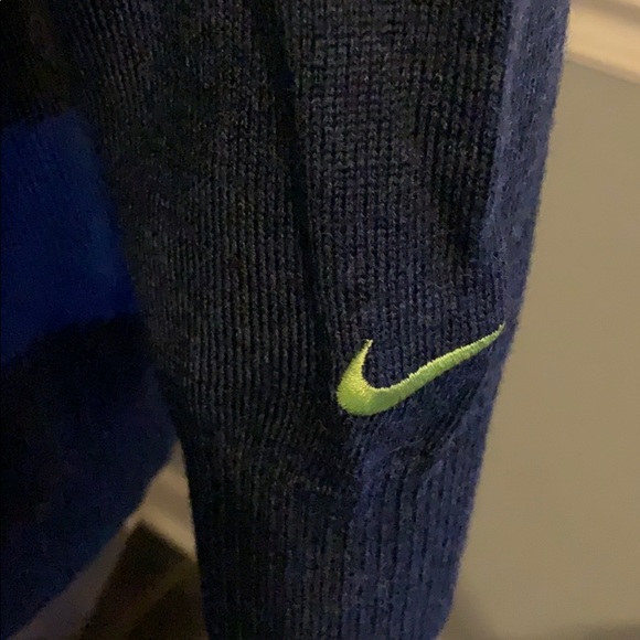 Nike Golf Broken Stripe Merino Wool Blend Sweater - Picture 2 of 6